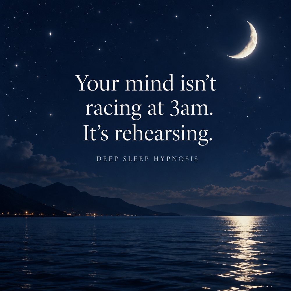 Quote card for a sleep hypnosis audio