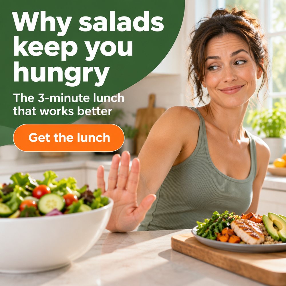 Banner ad: Why salads keep you hungry