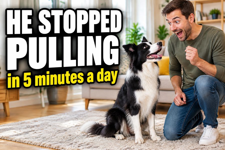YouTube thumbnail: He stopped pulling in 5 minutes a day